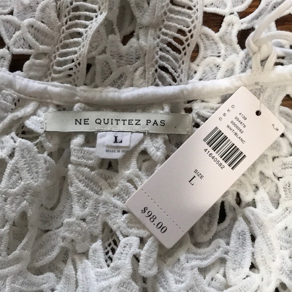 NEW white open shirt - Picture 4 of 5